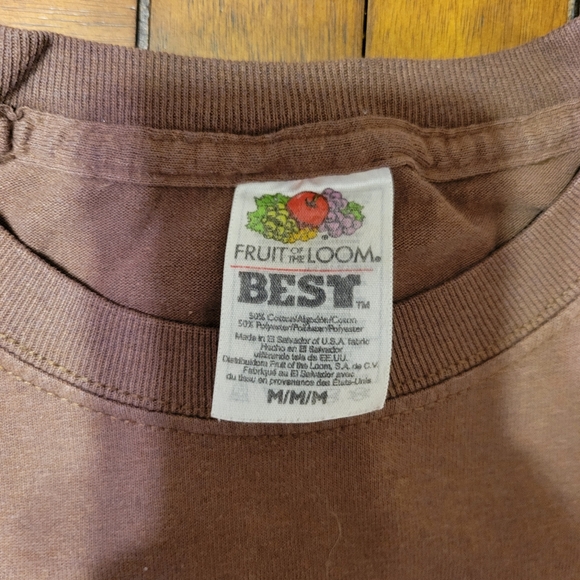 Minocqua Wisconsin T-Shirt Size Medium Men's Tee Fruit of the Loom - Picture 2 of 2